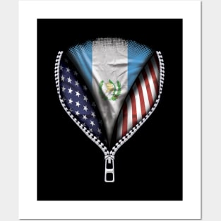 Guatemalan Flag  Guatemala Flag American Flag Zip Down - Gift for Guatemalan From Guatemala Posters and Art